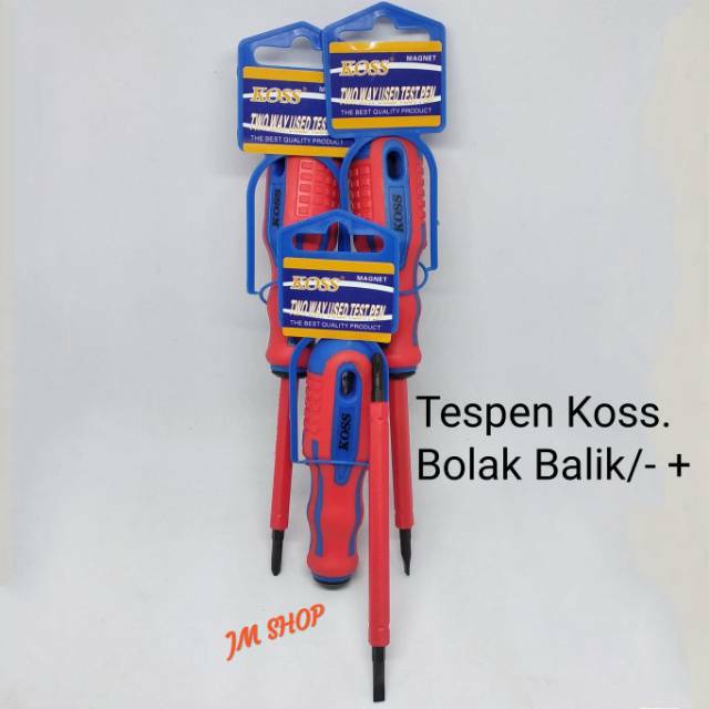 Tespen Koss Bolak Balik( - ) ( + ) Magnet Berkualitas