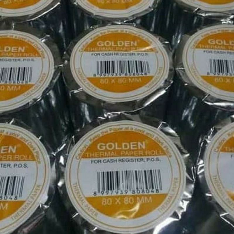 

Kertas Struk Thermal Paper Golden 80x80