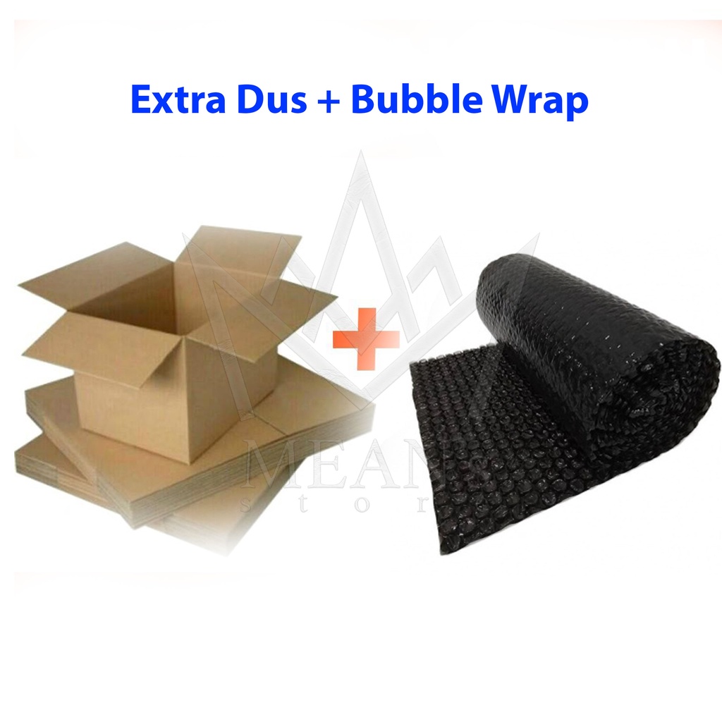 

Extra Dus dan Bubble Wrap Barang Jadi Aman dan Tidak Rusak