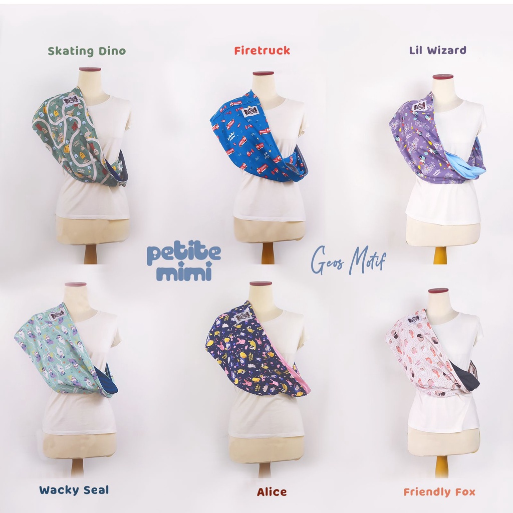 Geos Petite Mimi Motif / Gendongan Bayi / Simple Sling Part 4