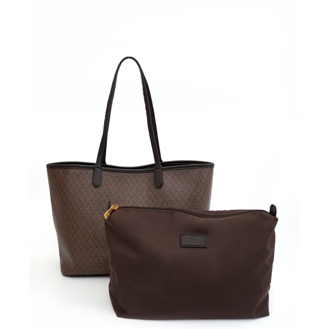 Izzy Canvas Bag Brown Buttonscraves