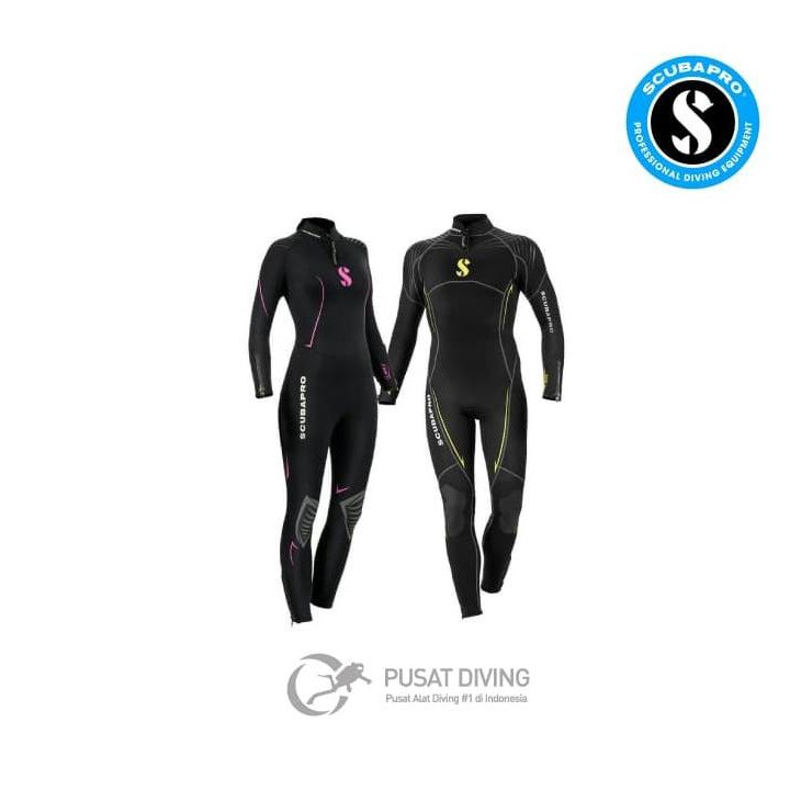 Alat Selam Baju Selam Wetsuit Definition 3Mm Scubapro