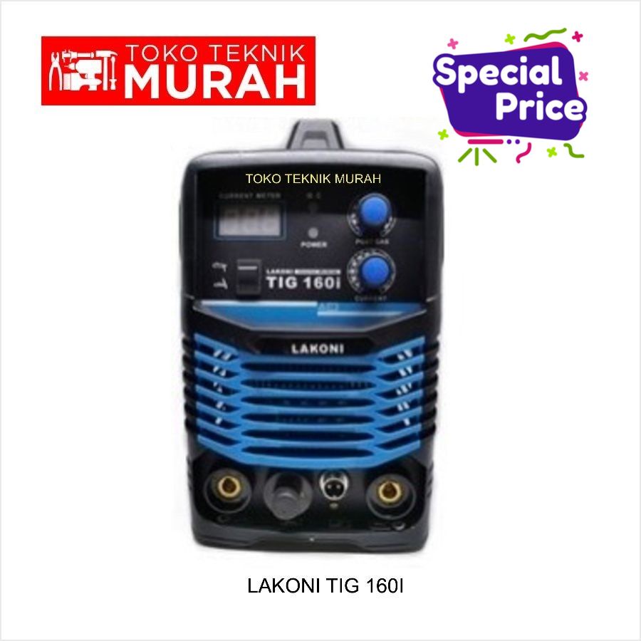 Lakoni Tig 160i Mesin Travo Las Argon Inverter TIG160I 160 I