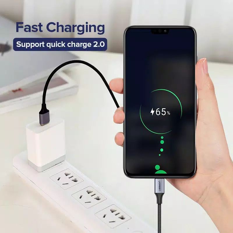 UGREEN Kabel Data/Charger USB to Micro USB Fast Charging 3A