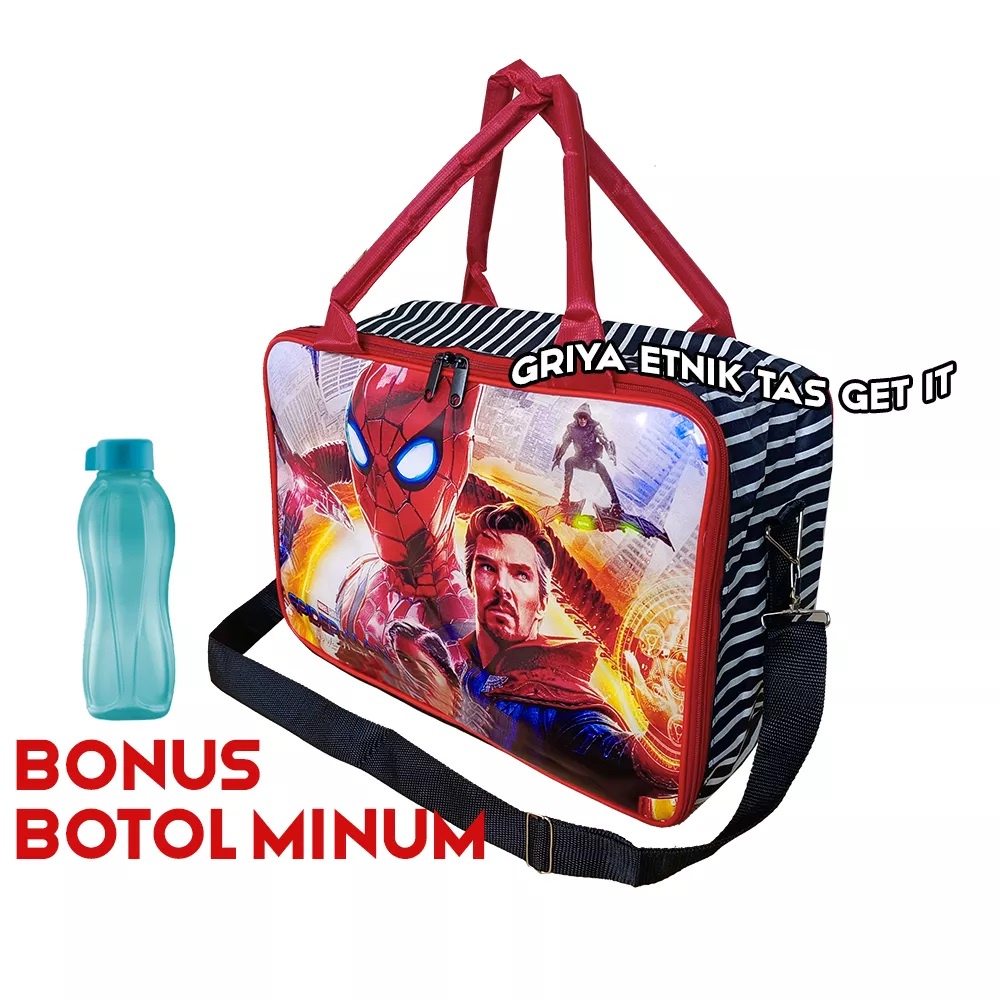 Travel bag karakter Bumblebee LOL Spiderman Transformers Tas travel bag karakter Tas Mudik