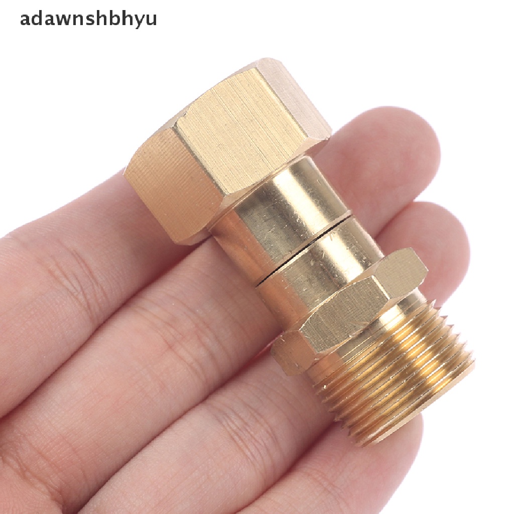 Konektor Sambungan Putar Mesin Cuci Tekanan Tinggi Kuningan adawnshbhyu Fitting Selang M22 Connector