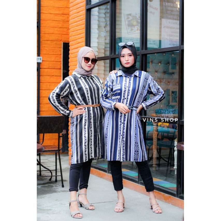 DESTIN GAMIS PLISKET PREMIUM-TUNIK INDIRA X