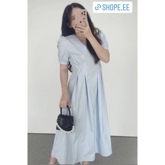 DRESS IMPORT GAUN PANJANG WANITA TERUSAN KOREAN MX536