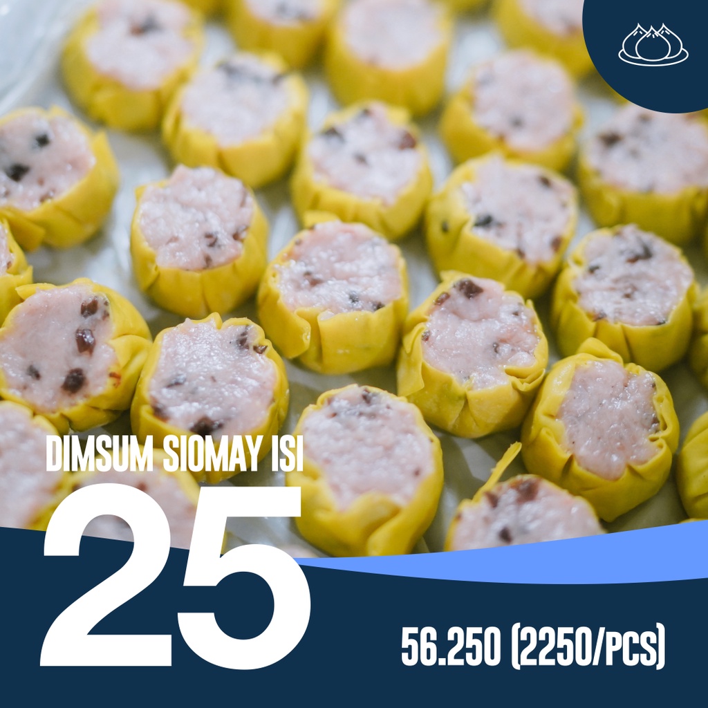 

Dimsum Siomay Ayam Udang Ori Halal Frozen Mix - 25 pcs