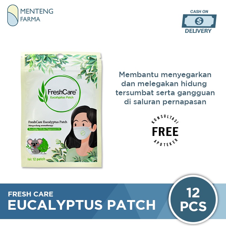 Freshcare Eucalyptus Patch - Sticker Tempel Dengan Aromatherapy