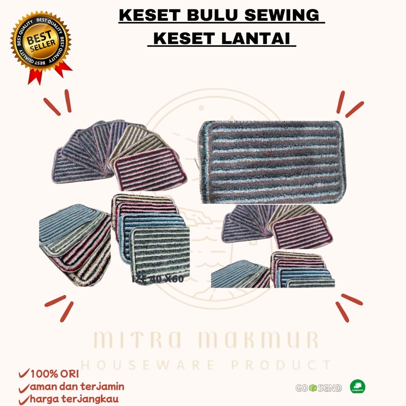 SALE!! KESET LANTAI SEWING / KESET BULU SEWING