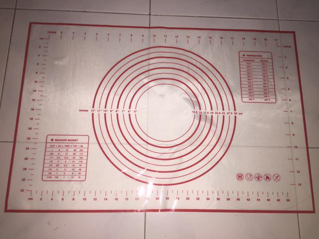 Silicone Mat Alas Adonan Pizza Martabak 40 X 60 Cm
