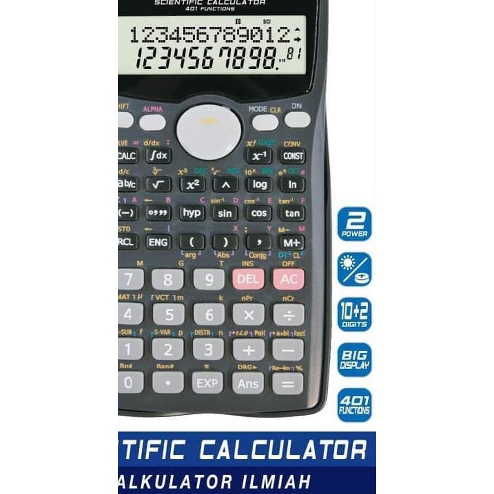 

☞ Calculator / Kalkulator Joyko CC-25 / Scientific - 401 Functions ✮