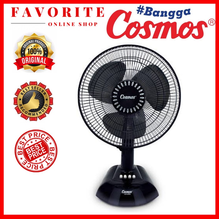 KIPAS ANGIN COSMOS 12LDA ORIGINAL DESK FAN COSMOS 12-LDA 12 LDA KIPAS ANGIN MEJA COSMOS 12LDA