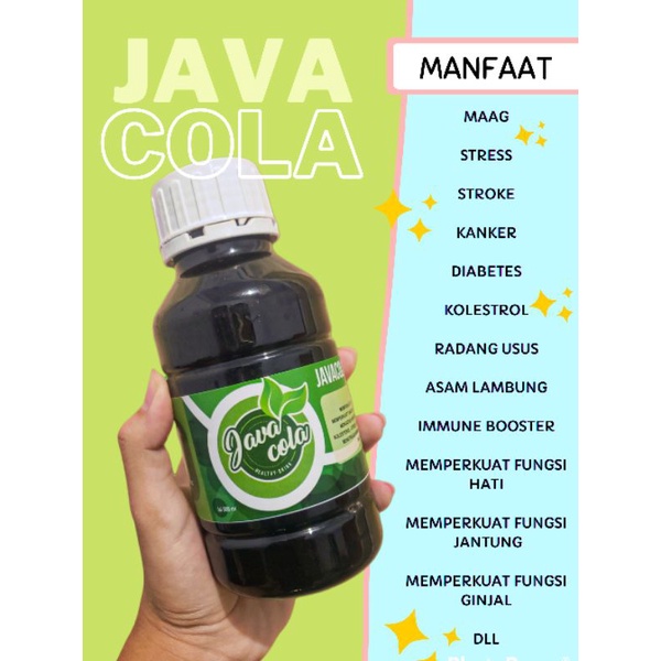 

JAVA COLA HEALTHY DRINK 100% SARI BUAH MAJA