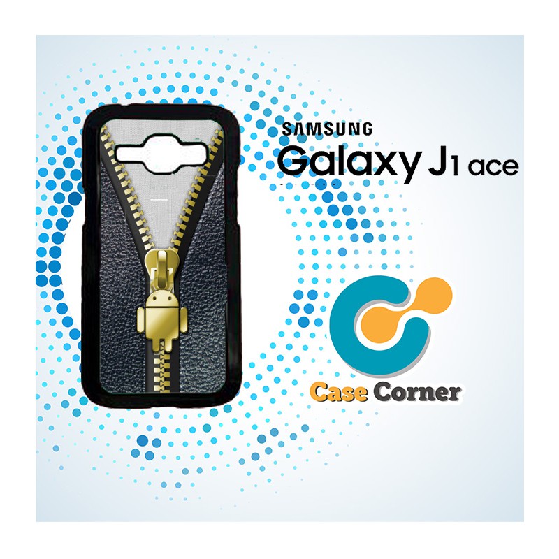 Casing HP Samsung Galaxy J1 Ace zipper Case,Cover,Hardcase,Custom Case