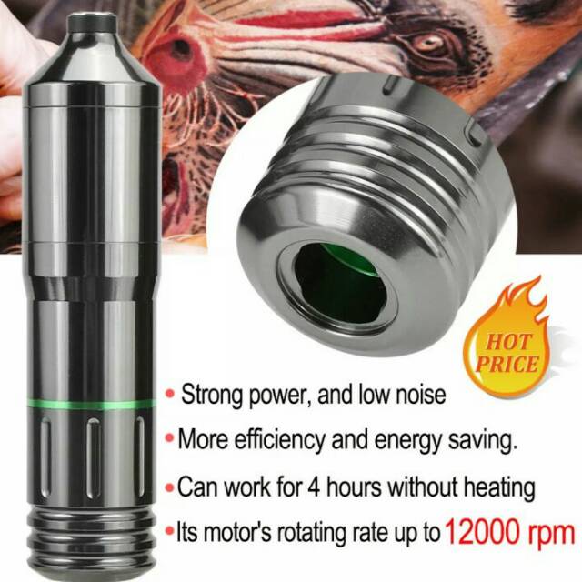 mesin alat tattoo rotary Pen A stainless machine tato shader and liner tatto original USA ergonimis