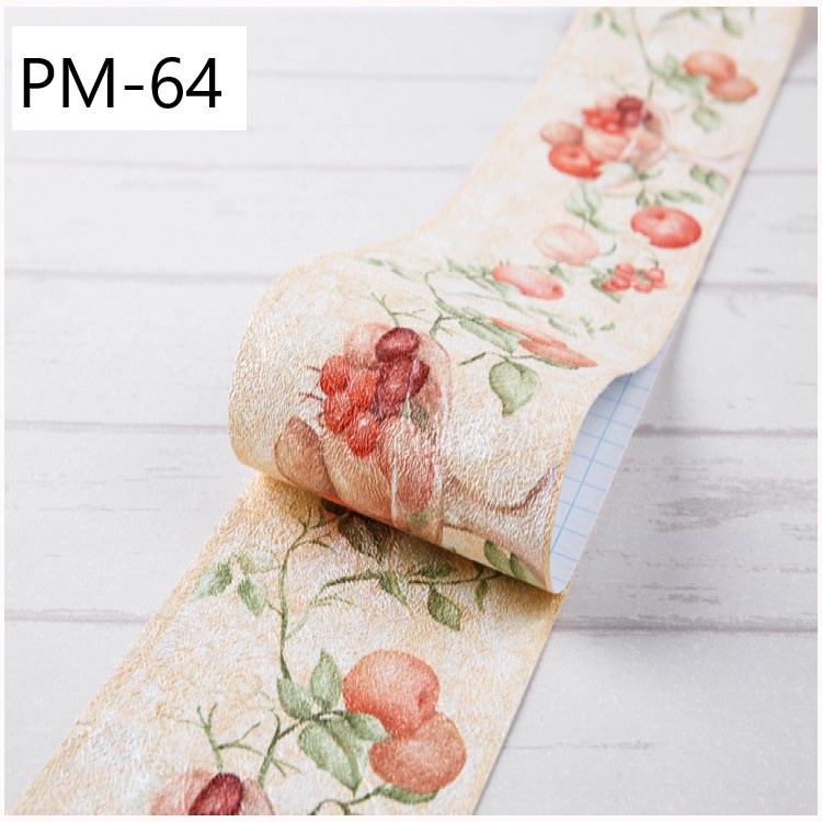 Reliza Wall Border 10cm x 5meter Premium Timbul tebal High Quality LDR Stiker Dinding PM64