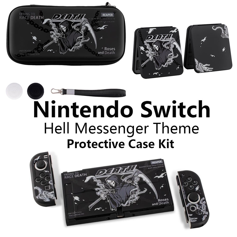 Tas Penyimpanan Konsol Game Nintendo Switch / OLED Model Dok OLED Hell Messenger 4 Kit Untuk Aksesoris V1