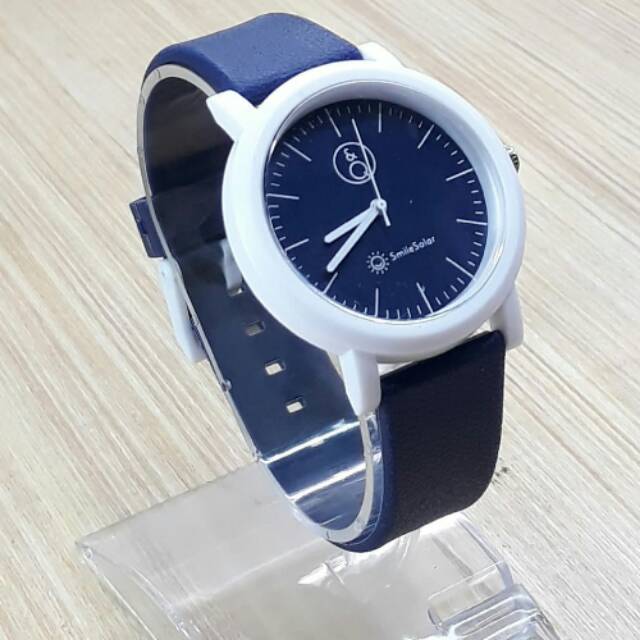 JAM TANGAN Q&Q SMILE SOLAR TAHAN AIR