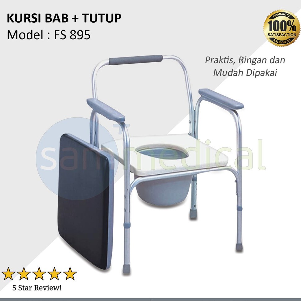 Jual Commode Chair / Kursi BAB Pispot Kotak + Tutup - GEA FS 895 ...