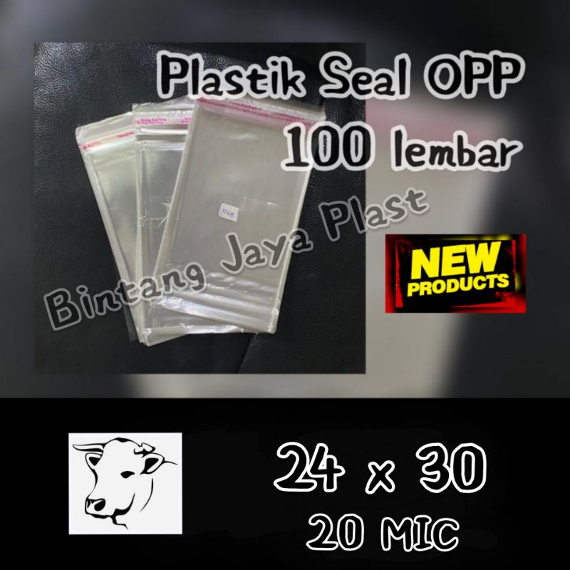 

Plastik Kemasan Opp uk 24 x 30 cm ~ MURNI 20 MICRON.