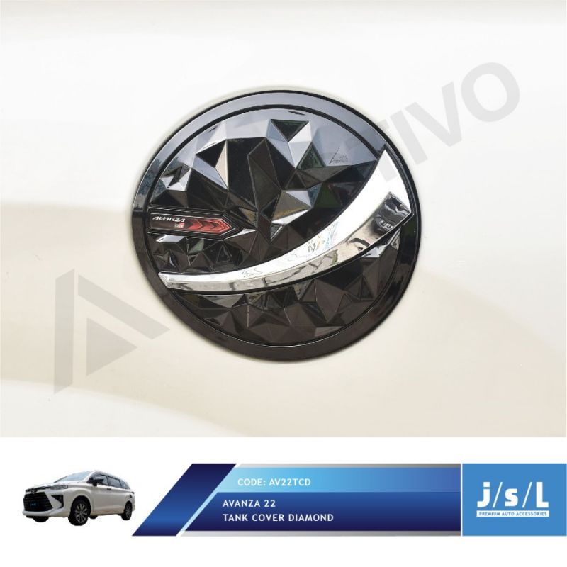 tank cover Avanza 2022 seri diamond &amp; diamond blacktivo jsl