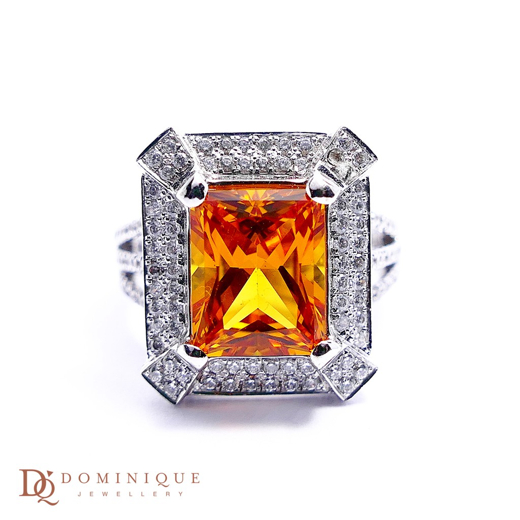 

Dominique Jewellery-Cincin Colour Stone 75% SNI DQC 1576