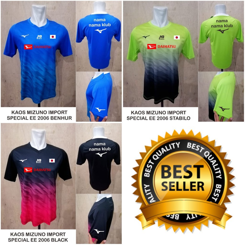 Berkualitas  Baju badminton mizuno 2006 SPECIAL EE kaos mizuno badminton import  Limited