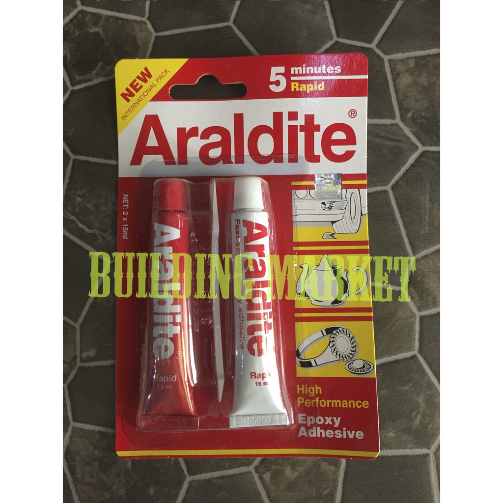 

Lem Epoxy Araldite Merah 5 Menit