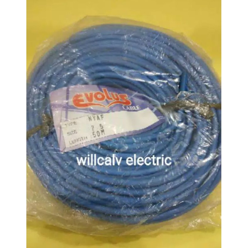 KABEL NYAF 1X2.5 - KABEL TUNGGAL SERABUT 1X2.5 - KABEL ISI 1 SERABUT 1X2.5 HARGA PERMETER TEMBAGA