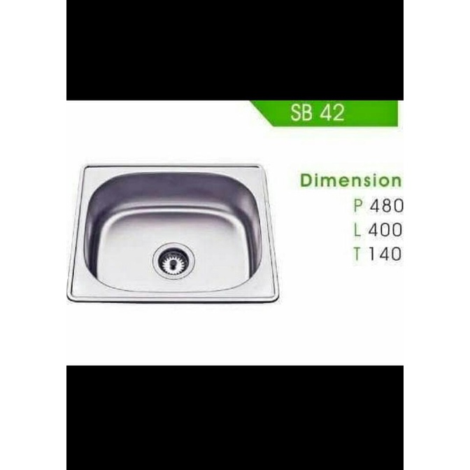 Kitchen Sink Royal / Bak Cuci Piring 1 Lubang