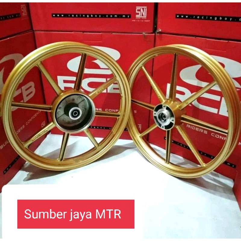 Velg Rcb Sp811 Jupiter Z Vega F1ZR Mx old Velg RCB ring 17 palang 8 Jupiter Z ukuran 160 185