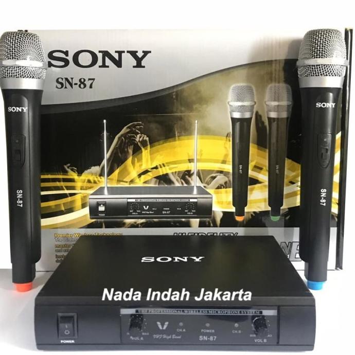 Microphone Mic Wireless Sony SN87 - Sony SN 87 .