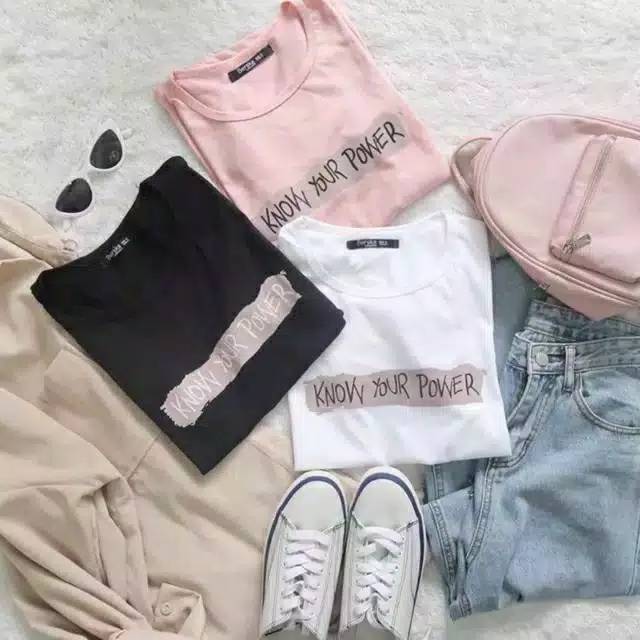 Kaos Tshirt Wanita Know Your Power