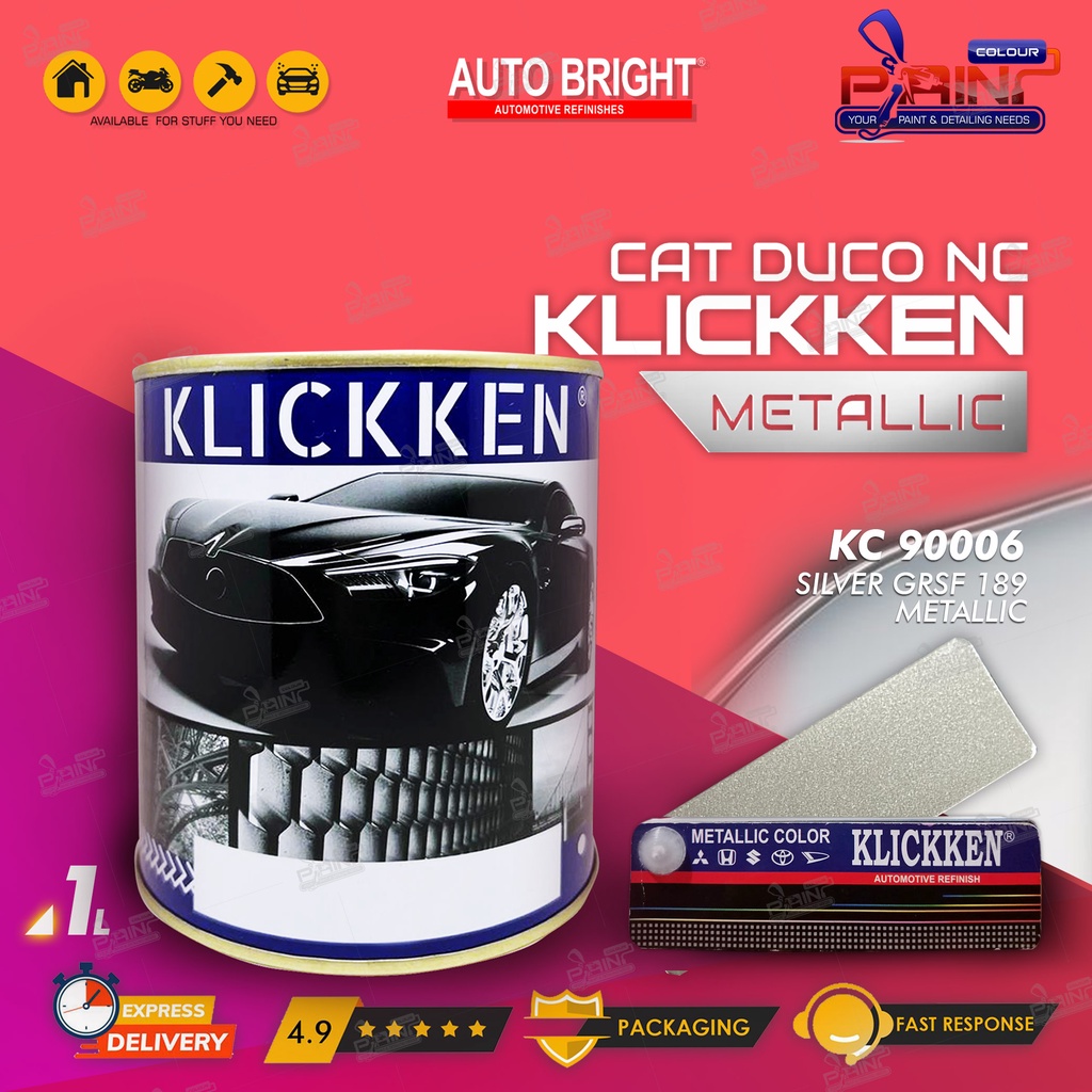 Cat Duco Metallic KLICKKEN METALLIC - KC 90006 SILVER GRSF 189 METTALIC