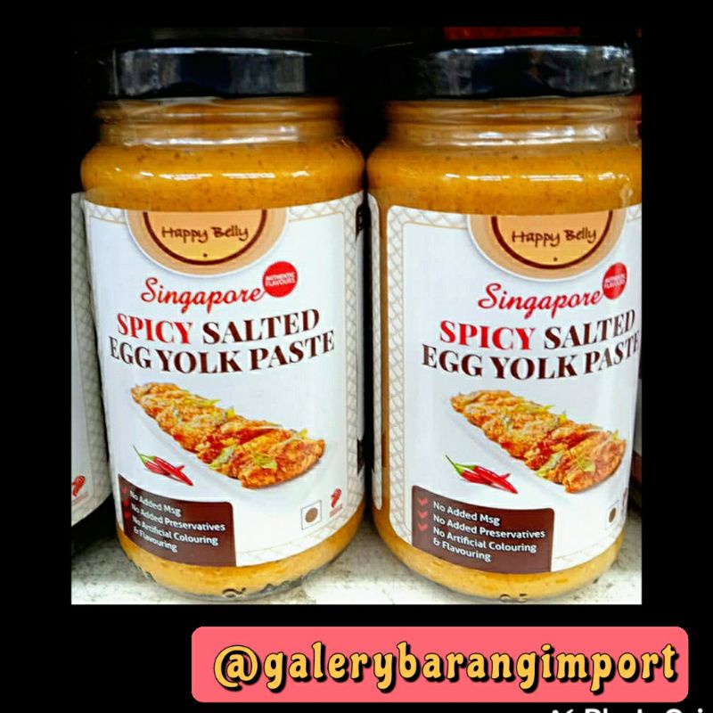 

Happy Belly Singapore Spicy Salted Egg Yolk Paste/ Bumbu telur asin