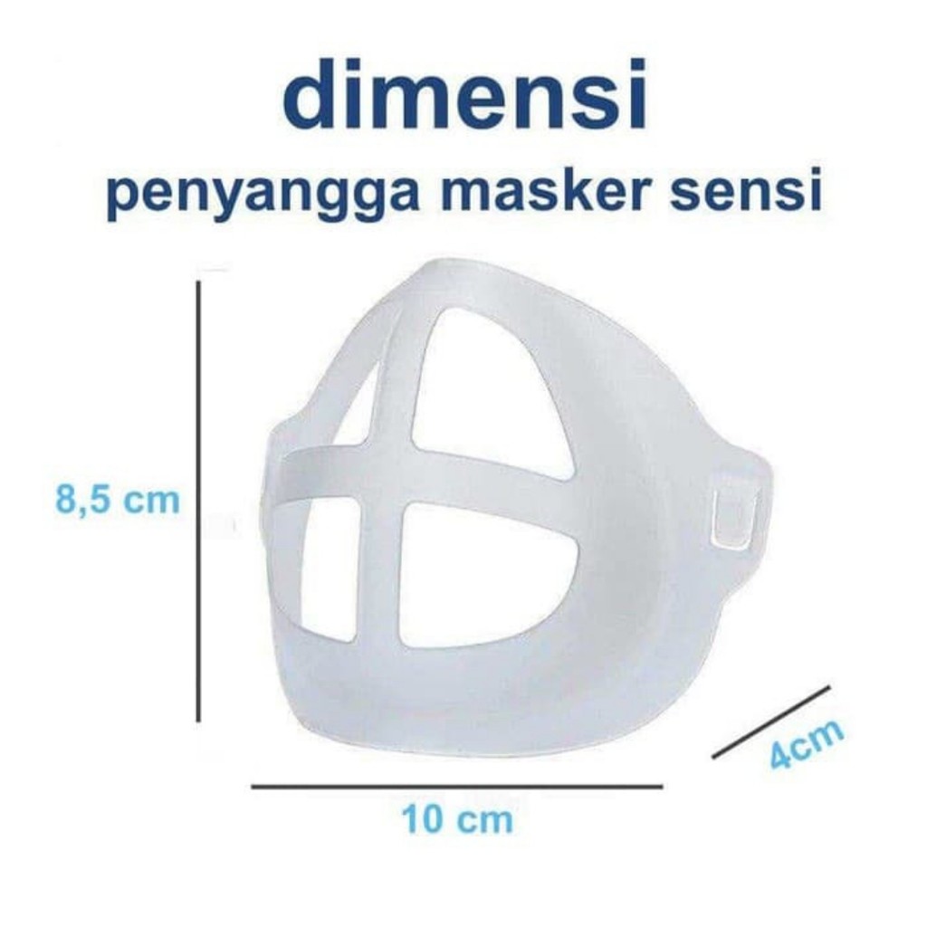 Penyangga Masker Anti Sesak Nafas / Pengap - MASK BRACKET SILICONE - Bisa Dicuci