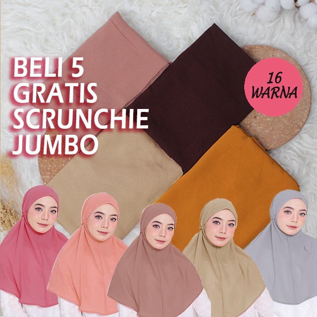 Bergo Maryam Dewasa Diamond Tali Premium 70 x 70 Jilbab Khimar Maryam