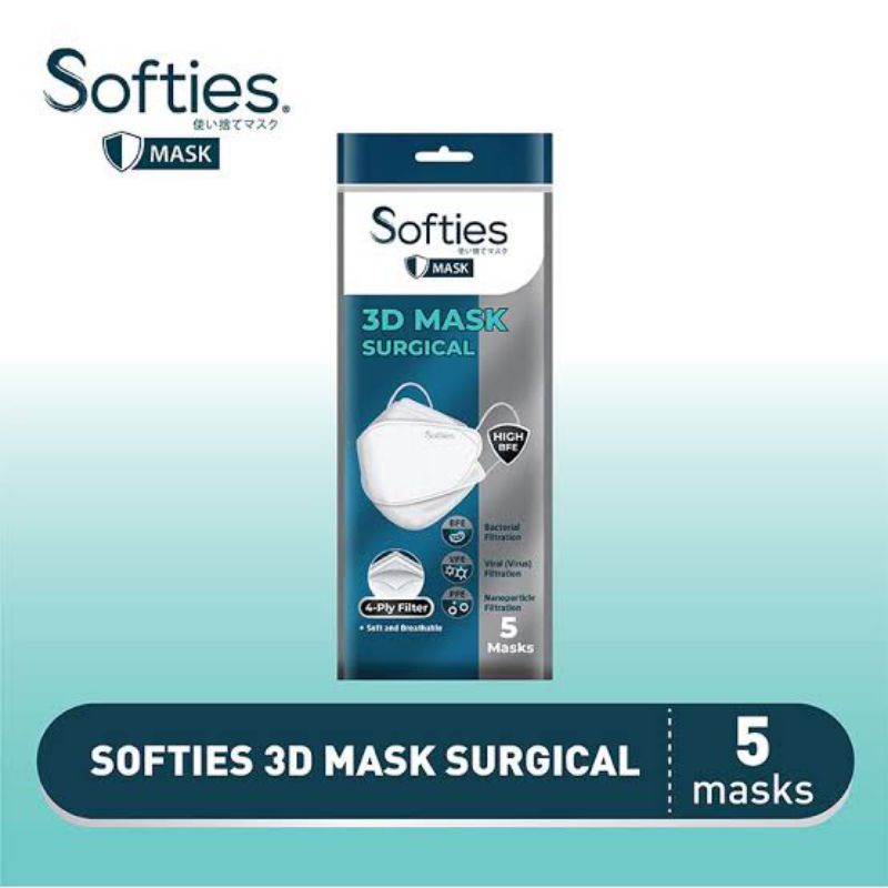 Softies Surgical Mask 3D 5s