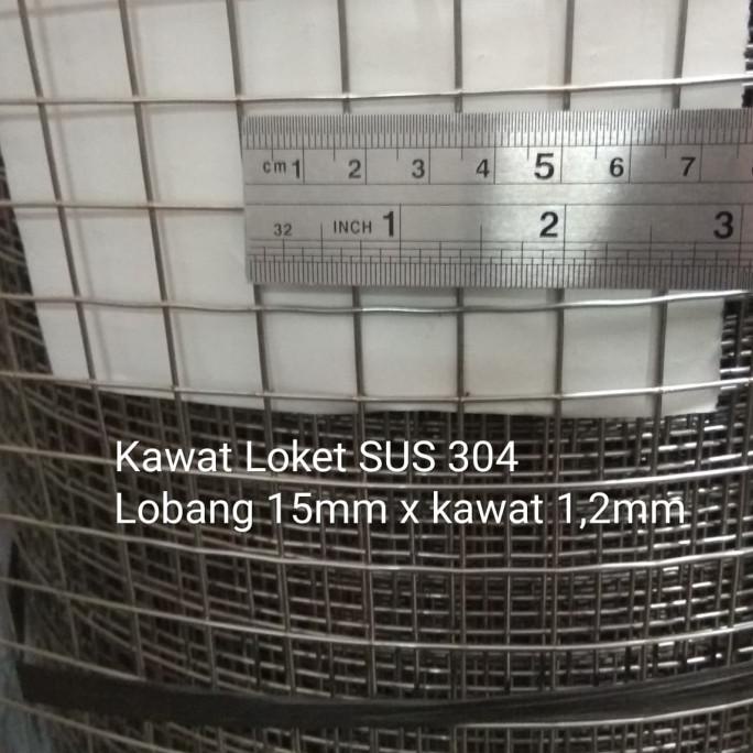 *$*$*$*$] Kawat Loket Las Stainless 15mm (5/8")
