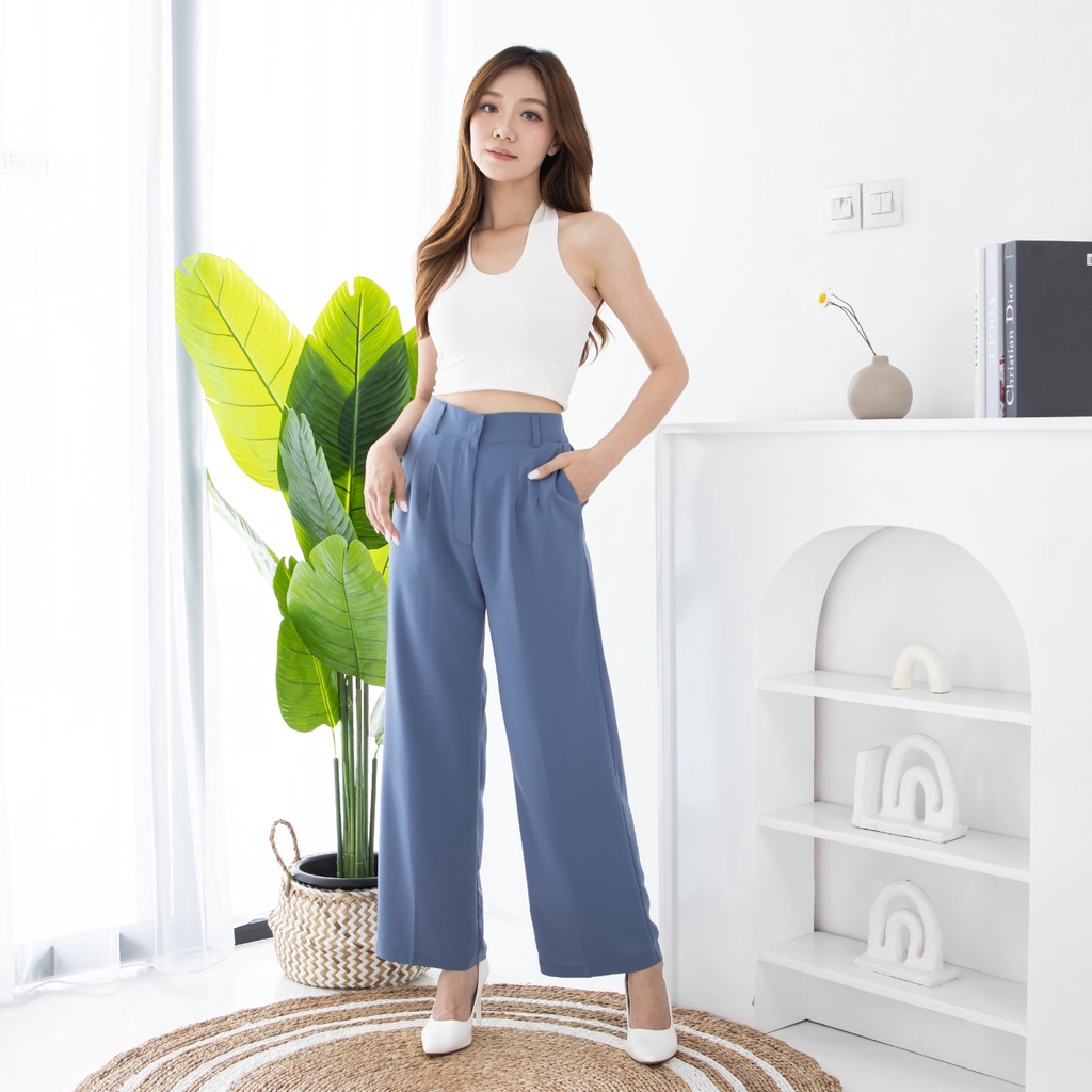 V1040 Ruth Long Pants - 13 COLOR &amp; 3 SIZE