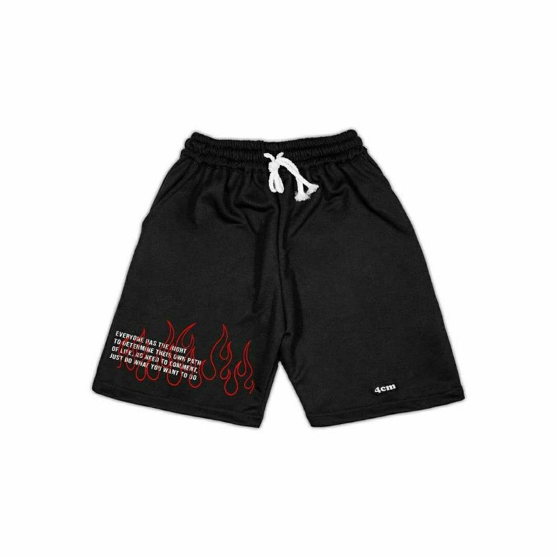 Boxer red life- celana boxer- celana pendek- short pants- celana kolor- 4cm- 4cmstore