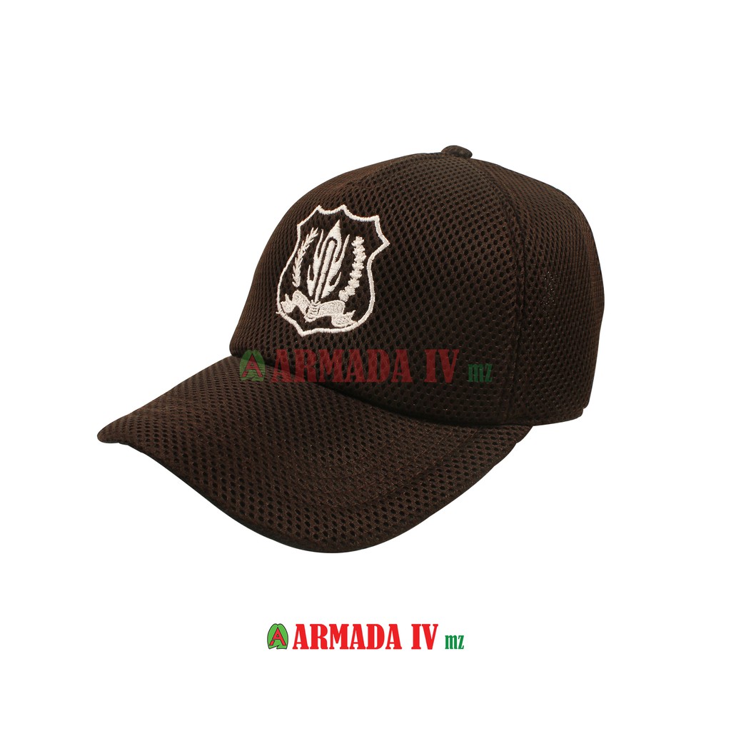 Topi Jaring SATPAM Coklat Terbaru