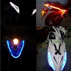 DINGBIAOJI LED Strip Lampu Mobil Car Styling Light 30CM 2PCS - 530i - White