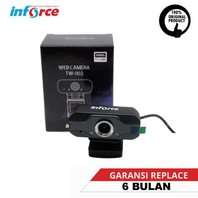 WEBCAM INFORCE HD 1080P WITH BUILT IN MIC / USB WEB CAMERA HD 1080P WITH BUILT IN MIC WEB CAM CAMERA