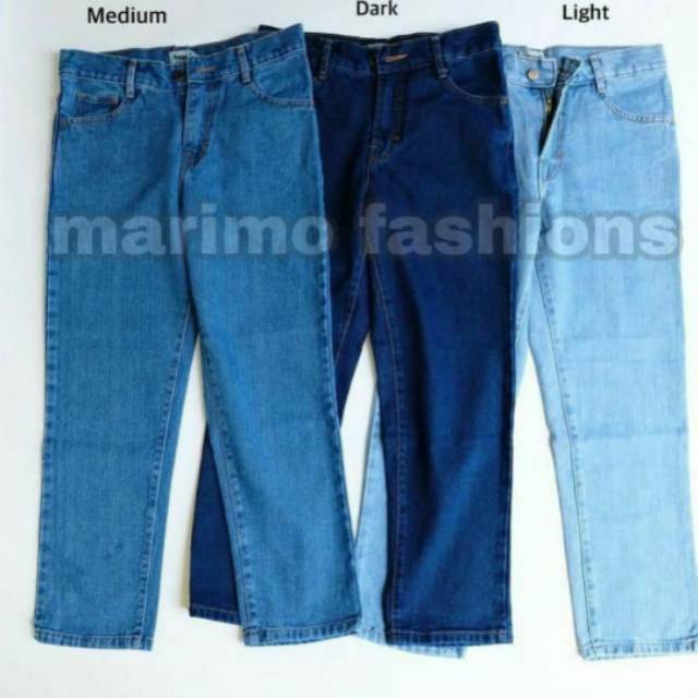  CELANA  BOYFRIEND  JEANS POLOS  CELANA  JEANS WANITA 