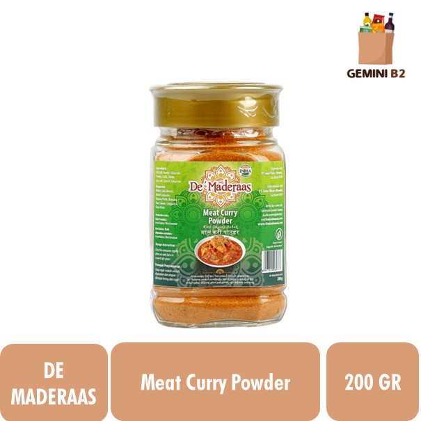 

De Maderaas Meat Curry Powder / Bubuk Kari Daging India 200GR