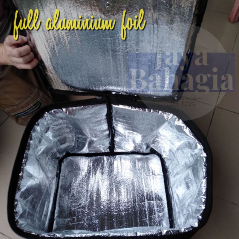 Tas Kurir Makanan Barack Food Delivery Aluminium Obrok Selempang Jinjing 37 Liter