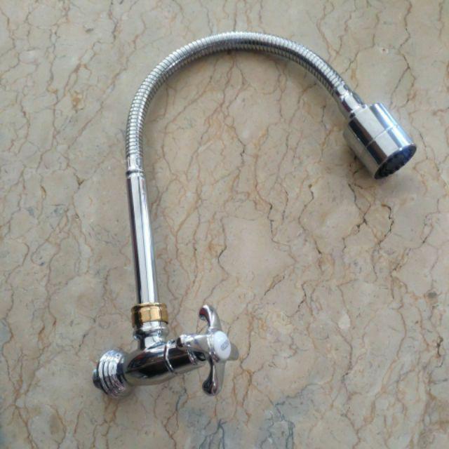 Keran Kran Angsa Cuci Piring Fleksibel Flexible Onda Stainless